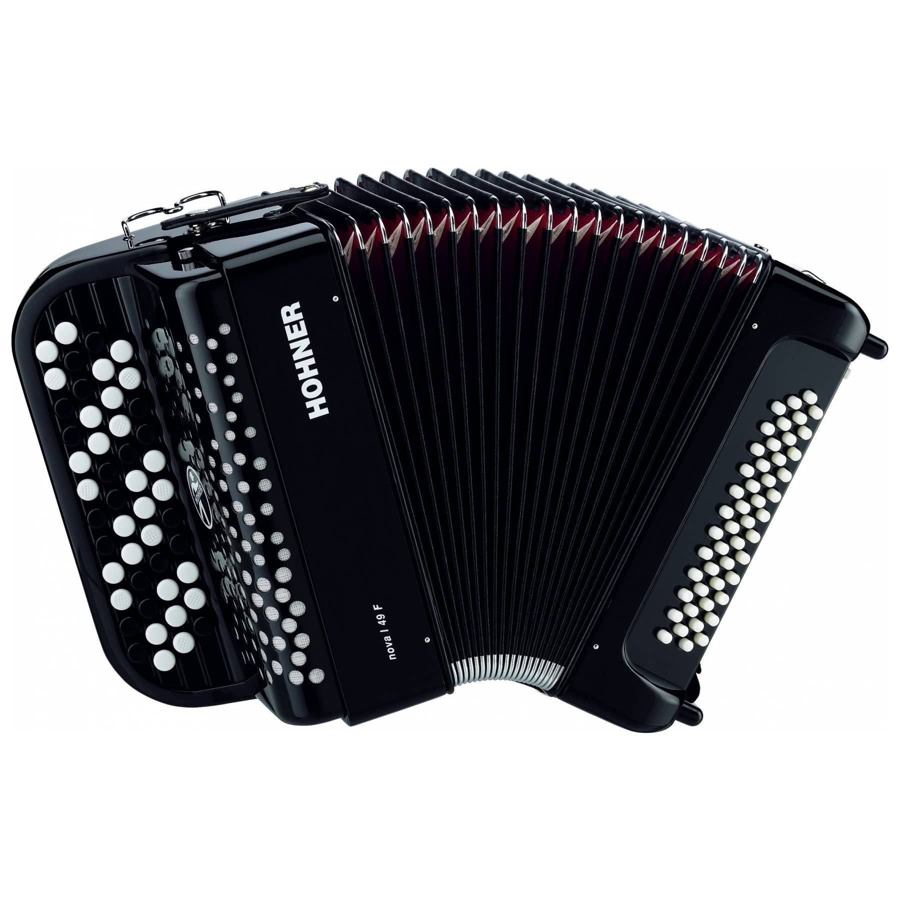 Купить Баян HOHNER Nova I 49 F black (B-Stepped) в Екатеринбурге | Природа  звука